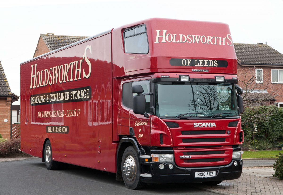 Holdsworths Removals Van
