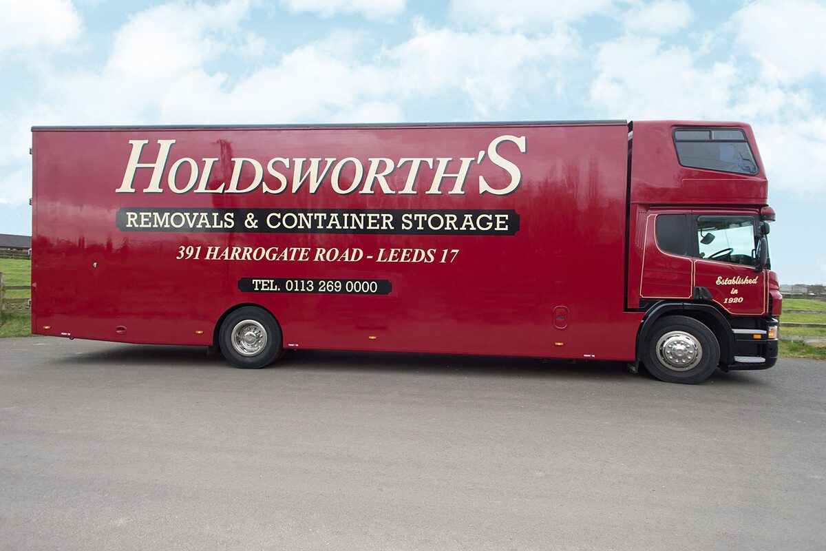 Holdworths removals van side